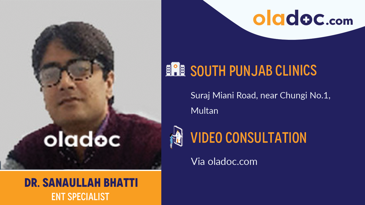 Practice location of  Dr. Sanaullah Bhatti